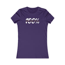 Load image into Gallery viewer, 100% Mom Wife Women Favorite Tee Motivational Female Power Affirmation