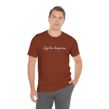 Load image into Gallery viewer, Legalize Happiness Motivational Unisex Jersey Short Sleeve Tee