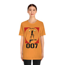 Load image into Gallery viewer, James Bond Martinis Girls and Guns 007 Soft Unisex Jersey Short Sleeve Tee