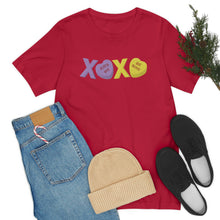 Load image into Gallery viewer, XOXO Kiss Me Be Mine Sweetheart Candy Valentines Day Unisex Jersey Short Sleeve Tee