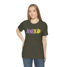 Load image into Gallery viewer, XOXO Kiss Me Be Mine Sweetheart Candy Valentines Day Unisex Jersey Short Sleeve Tee