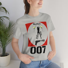 Load image into Gallery viewer, James Bond Martinis Girls and Guns 007 Soft Unisex Jersey Short Sleeve Tee