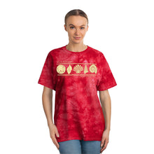 Load image into Gallery viewer, Playa Encanto 5 Shells Tie-Dye Tee, Crystal