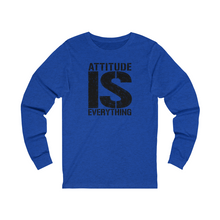 Load image into Gallery viewer, Attitude is Everything Unisex Jersey Long Sleeve Tee