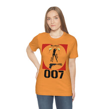 Load image into Gallery viewer, James Bond Martinis Girls and Guns 007 Soft Unisex Jersey Short Sleeve Tee