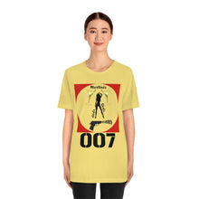 Load image into Gallery viewer, James Bond Martinis Girls and Guns 007 Soft Unisex Jersey Short Sleeve Tee