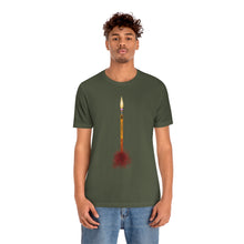 Load image into Gallery viewer, A F@#king Pencil John Wick 4 Bloody Pencil with Flame Unisex Jersey Short Sleeve Tee