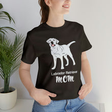 Load image into Gallery viewer, Labrador Retriever Mom Soft Jersey Short Sleeve Tee