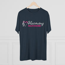 Load image into Gallery viewer, Harmony Health Coaching Unisex Tri-Blend Crew Tee
