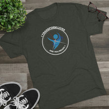 Load image into Gallery viewer, I Transform Lives Clock Unisex Tri-Blend Crew Tee
