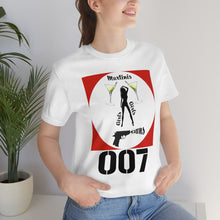 Load image into Gallery viewer, James Bond Martinis Girls and Guns 007 Soft Unisex Jersey Short Sleeve Tee