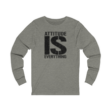 Load image into Gallery viewer, Attitude is Everything Unisex Jersey Long Sleeve Tee