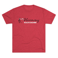 Load image into Gallery viewer, Harmony Health Coaching Unisex Tri-Blend Crew Tee