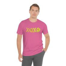 Load image into Gallery viewer, XOXO Kiss Me Be Mine Sweetheart Candy Valentines Day Unisex Jersey Short Sleeve Tee