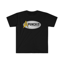 Load image into Gallery viewer, Captains Catchphrases Punch It Christopher Pike Unisex Softstyle T-Shirt