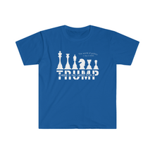 Load image into Gallery viewer, The World of Politics is Like Chess There is No Need for a Trump USA Unisex Softstyle T-Shirt