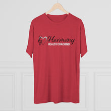 Load image into Gallery viewer, Harmony Health Coaching Unisex Tri-Blend Crew Tee