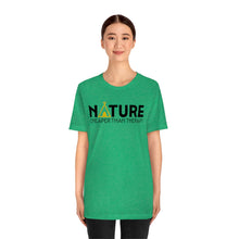 Load image into Gallery viewer, Nature Cheaper Than Therapy Motivational Soft Unisex Jersey Short Sleeve Tee