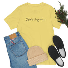 Load image into Gallery viewer, Legalize Happiness Motivational Unisex Jersey Short Sleeve Tee