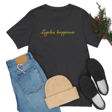 Load image into Gallery viewer, Legalize Happiness Motivational Unisex Jersey Short Sleeve Tee