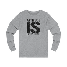 Load image into Gallery viewer, Attitude is Everything Unisex Jersey Long Sleeve Tee