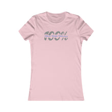 Load image into Gallery viewer, 100% Mom Wife Women Favorite Tee Motivational Female Power Affirmation