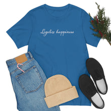 Load image into Gallery viewer, Legalize Happiness Motivational Unisex Jersey Short Sleeve Tee