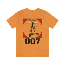 Load image into Gallery viewer, James Bond Martinis Girls and Guns 007 Soft Unisex Jersey Short Sleeve Tee