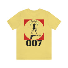 Load image into Gallery viewer, James Bond Martinis Girls and Guns 007 Soft Unisex Jersey Short Sleeve Tee