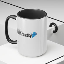 Load image into Gallery viewer, Jetstream Health Coaching Two-Tone Coffee Mugs, 15oz