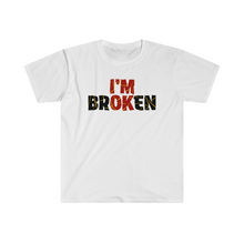 Load image into Gallery viewer, I’m Broken Kentsugi Style Motivation Unisex Softstyle T-Shirt