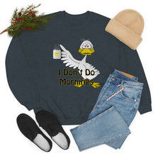 Load image into Gallery viewer, I Don’t Do Mornings Unisex Heavy Blend™ Crewneck Sweatshirt