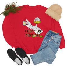 Load image into Gallery viewer, I Don’t Do Mornings Unisex Heavy Blend™ Crewneck Sweatshirt