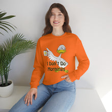 Load image into Gallery viewer, I Don’t Do Mornings Unisex Heavy Blend™ Crewneck Sweatshirt