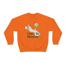 Load image into Gallery viewer, I Don’t Do Mornings Unisex Heavy Blend™ Crewneck Sweatshirt