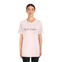 Load image into Gallery viewer, Legalize Happiness Motivational Unisex Jersey Short Sleeve Tee