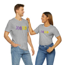 Load image into Gallery viewer, XOXO Kiss Me Be Mine Sweetheart Candy Valentines Day Unisex Jersey Short Sleeve Tee