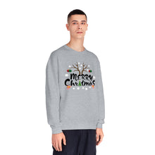 Load image into Gallery viewer, Merry Christmas Antlers Candy Canes Snowflake Unisex NuBlend® Crewneck Sweatshirt