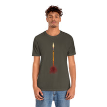 Load image into Gallery viewer, A F@#king Pencil John Wick 4 Bloody Pencil with Flame Unisex Jersey Short Sleeve Tee