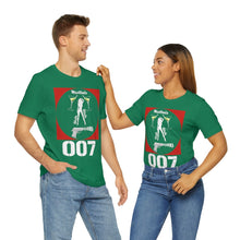 Load image into Gallery viewer, James Bond Martinis Girls and Guns 007 Soft Unisex Jersey Short Sleeve Tee