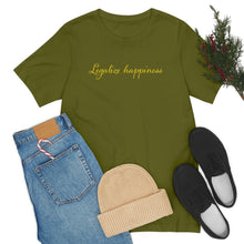 Load image into Gallery viewer, Legalize Happiness Motivational Unisex Jersey Short Sleeve Tee