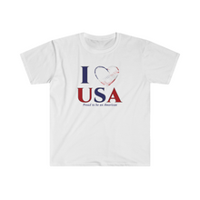 Load image into Gallery viewer, USA Proud to be an American Jersey Short Sleeve Tee