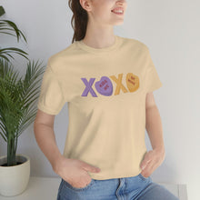 Load image into Gallery viewer, XOXO Kiss Me Be Mine Sweetheart Candy Valentines Day Unisex Jersey Short Sleeve Tee