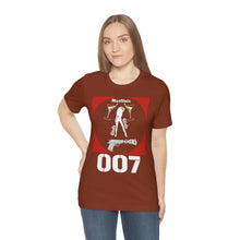 Load image into Gallery viewer, James Bond Martinis Girls and Guns 007 Soft Unisex Jersey Short Sleeve Tee