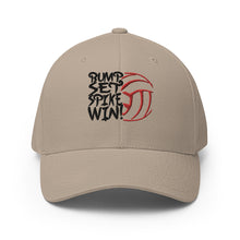 Load image into Gallery viewer, Bump Set Spike Win FlexFit Structured Twill Cap