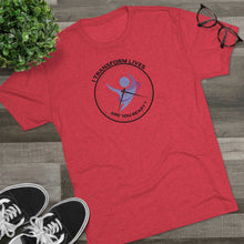 Load image into Gallery viewer, I Transform Lives Clock Unisex Tri-Blend Crew Tee