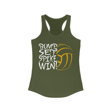 Load image into Gallery viewer, Bump Set Spike Win Women's Ideal Racerback Tank