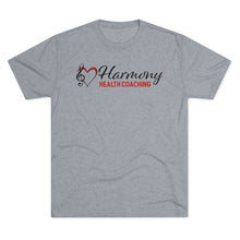 Load image into Gallery viewer, Harmony Health Coaching Unisex Tri-Blend Crew Tee