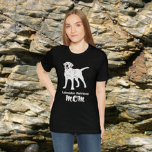 Load image into Gallery viewer, Labrador Retriever Mom Soft Jersey Short Sleeve Tee