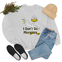 Load image into Gallery viewer, I Don’t Do Mornings Unisex Heavy Blend™ Crewneck Sweatshirt